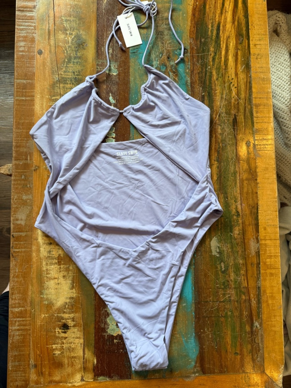 Slate Swim Lilac One-Piece Swimsuit